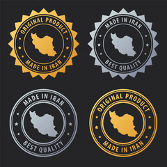 Made in Iran - gold and silver stamp set. Best quality. Original product.