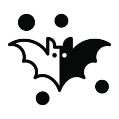 witch pot vector black filled outline icon.