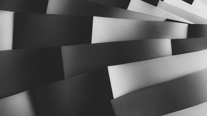 Abstract shapes detail, gray background