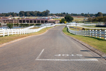 White fence