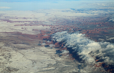 Monument Valley from the air, Arizona