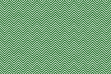 緑と白のジグザグ模様