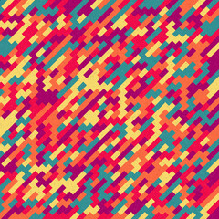 Abstract Geometric Pattern generative computational art illustration