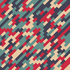 Abstract Geometric Pattern generative computational art illustration