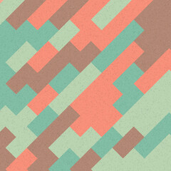 Abstract Geometric Pattern generative computational art illustration