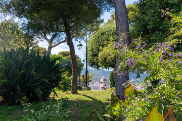 Côte d’Azur in Frankreich, eine Traumreise für den Sommer. Lavendel Felder, Nizza, Antibes, Cannes, Monaco und die Schlucht von Verdon