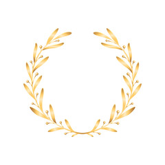 Tiny Laurel Wreath Composition