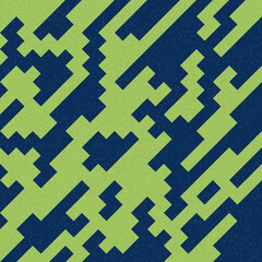 Abstract Geometric Pattern generative computational art illustration