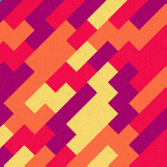 Abstract Geometric Pattern generative computational art illustration