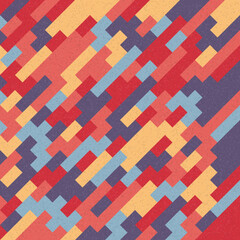 Abstract Geometric Pattern generative computational art illustration