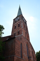 Fototapeta na wymiar St.-Jakobi-Kirche Lübeck, Historische Kirche in Lübeck