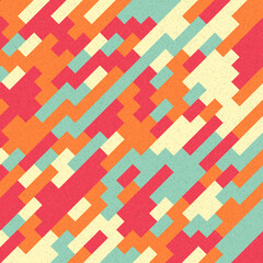 Abstract Geometric Pattern generative computational art illustration