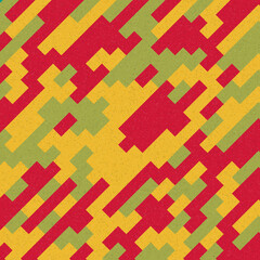 Abstract Geometric Pattern generative computational art illustration