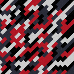 Abstract Geometric Pattern generative computational art illustration