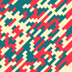 Abstract Geometric Pattern generative computational art illustration