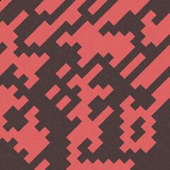 Abstract Geometric Pattern generative computational art illustration