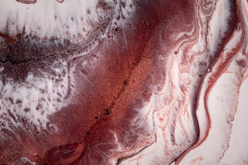 Epoxy resin art. Abstract composition for your design. Macro photo.