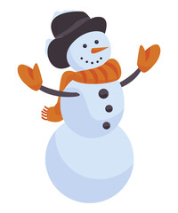 snowman christmas character