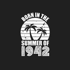 Vintage 1942 summer birthday, Born in the summer of 1942