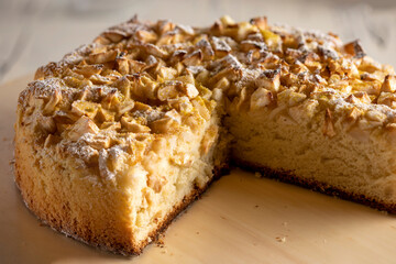 Homemade Organic Apple Pie Dessert Ready to Eat