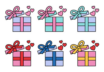 プレゼント　アイコン　セット