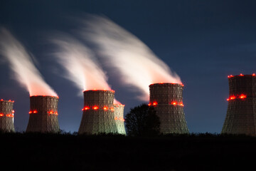 the danger of nuclear power plants. Harmful emissions into the atmosphere of nuclear power