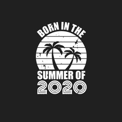 Vintage 2020 summer birthday, Born in the summer of 2020