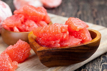 ready to eat citrus juicy pink grapefruit