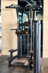 sports equipment without people, indoors