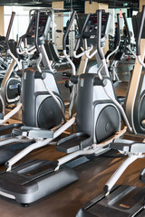 sports equipment without people, indoors