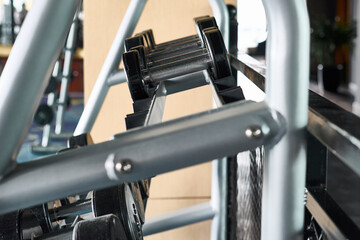 sports equipment without people, indoors