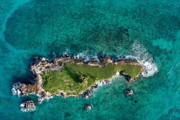 Petite île des caraïbes