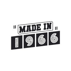 Made in 1966, vintage birthday celebration