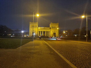 city hall at night