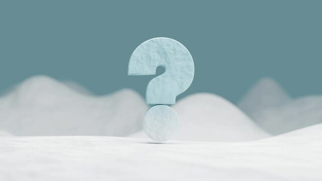 loop animation of colorful question mark icons, Problems and solutions, Quest sign, searching, help, knowledge and problem abstract concept symbol, query, search icon and quiz sign, 3d render