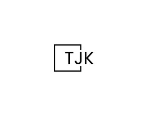 TJK letter initial logo design vector illustration