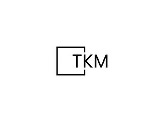 TKM letter initial logo design vector illustration