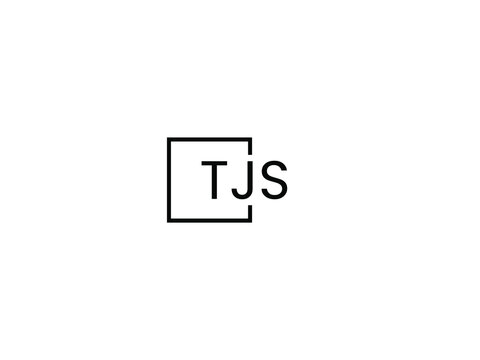 TJS letter initial logo design vector illustration