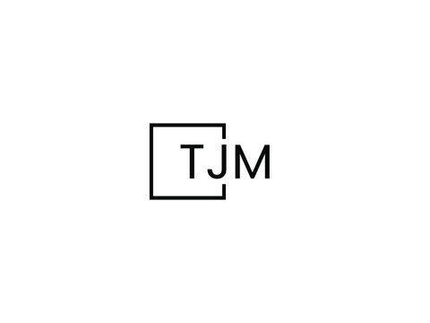 TJM letter initial logo design vector illustration