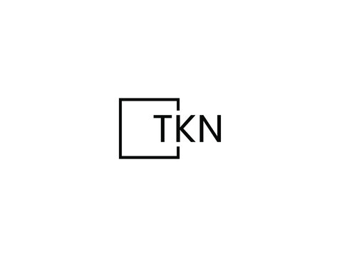 TKN letter initial logo design vector illustration