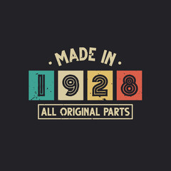 Made in 1928 All Original Parts