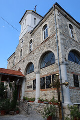 Fototapeta na wymiar Orthodox Church of Dormition of Theotokos in the town of Nessebar, Bulgaria