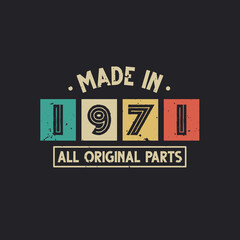 Made in 1971 All Original Parts