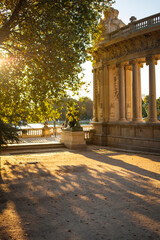 Obraz premium Madrid, Spain. Retiro Park (Parque de El Retiro). Picture taken – 26 September 2021.