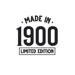 Made in 1900 Limited Edition