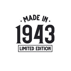 Made in 1943 Limited Edition