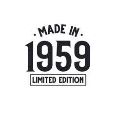 Made in 1959 Limited Edition