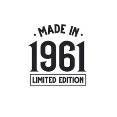 Made in 1961 Limited Edition