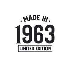 Made in 1963 Limited Edition