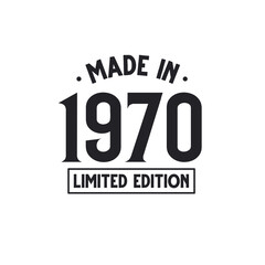 Made in 1970 Limited Edition
